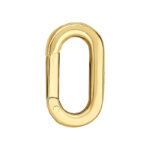 iXXXi Connect Verbindschakel Click Oval | Goud