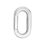 iXXXi Connect Verbindschakel Click Oval | Zilver