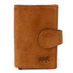 Bear Design Portemonnee met RFID Creditcardhouder Elsie Cognac