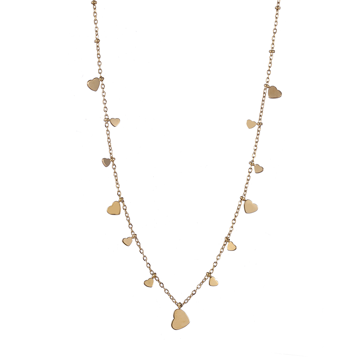 Day Eve Ketting Hearts On The Side | Goud