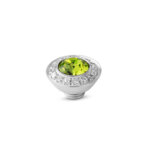 Melano Vivid Radiant Steentje Citrus Green | Zilver