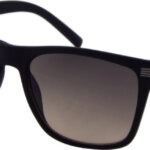 Az Eyewear Casual Zonnebril Mat Zwart/Bruin