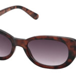 Az Eyewear Chic Slim Zonnebril Bruin Gevlekt