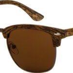 Az Eyewear Zonnebril Hout Look Licht Bruin | Polarized