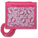 Fabrizio Kinder Portemonnee Roze Zebra