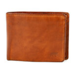 Bear Design Billfold Portemonnee Wesley RFID Cognac