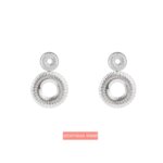 Day&Eve Oorbellen 2 Rounds Dangle | Zilver