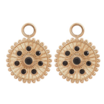 iXXXi Oorring Hangers Midnight Black Diamond | Rosé