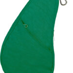 Healthy Back Bag Textured Nylon Large Baglett Emerald