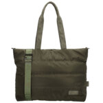 Zebra Trends Puffer Shopper/Laptoptas 15'' Elske Olijf