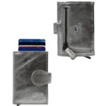 Bear Design Portemonnee met RFID Creditcardhouder Elsie Zilver