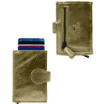 Bear Design Portemonnee met RFID Creditcardhouder Elsie Champagne