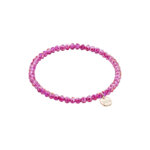 Biba Kralen Armband Paars | 4 mm