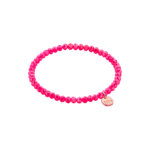 Biba Kralen Armband Roze | 4 mm