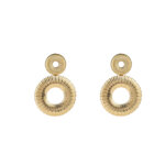 Day&Eve Oorbellen 2 Rounds Dangle | Goud