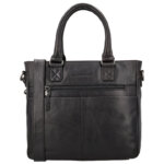 Hide & Stitches Handtas / Schoudertas Porto Zwart