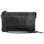 Hide & Stitches Schoudertasje / Clutch Porto Donker Navy