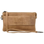 Hide & Stitches Schoudertasje / Clutch Porto Taupe