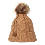 I'm Dutch Gebreide Muts Alberta Camel