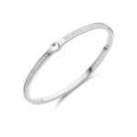 Melano Vivid Hinged CZ Armband Zilver | Maat S