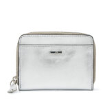 dR Amsterdam Mint Zip Around Portemonnee RFID Metallic Zilver