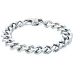 AZE Jewels Armband Gourmette Full Flat Inox | Maat XL