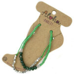 Aloha Set van 2 Enkelbandjes Groen