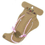 Aloha Set van 2 Enkelbandjes Roze