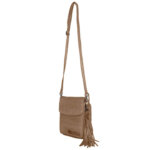 Bag2Bag Schoudertas / Heuptas / Portemonnee Yuka Taupe