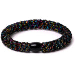 Banditz Haarelastiekje en Armband Multicolours Glitter