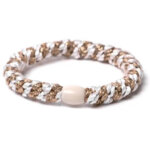 Banditz Haarelastiekje en Armband White Goldtwist