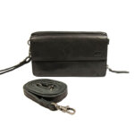 Bear Design Phone Bag Lilian Telefoontasje Zwart