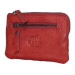 Bear Design Sleuteletui met Creditcardvakjes Carrie Rood