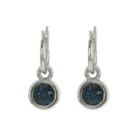 Biba Hang Oorbellen met Swarovski Steentje Montana