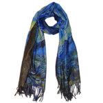 Boodz Langwerpige Sjaal Sterrenacht | Van Gogh | Schilderij