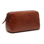 Chesterfield Leren Toilettas Marina Cognac