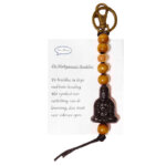 De Shakyamuni Boeddha Sleutelhanger Zwart