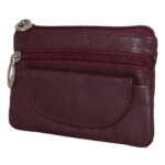 Echt Leren Sleuteletui Bordeaux