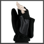 Fleece Jagers Handschoenen Zwart L/XL