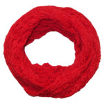 Gebreide Winter Colsjaal Rood