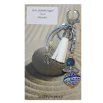 Geluksengel voor Moeder Blauw/Wit