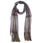 Glitter Sjaaltje Gemêleerd Goud/Zilver/Blauw