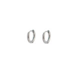 Go Dutch Label Creolen 1 cm Zilver