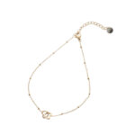 Go Dutch Label Enkelbandje met Hartjes Goud