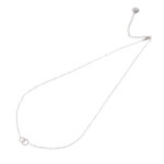 Go Dutch Label Ketting met Dubbele Cirkel Zilver
