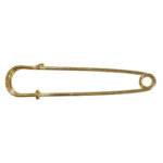 Grote Veiligheidsspeld / Ponchospeld Goud