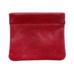 H.J. de Rooy Echt Leren Knijpportemonnee Rood 5687