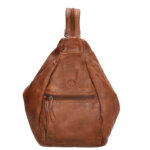 Hide en Stitches Rugzak / Schoudertas Paint Rock Cognac