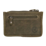 Hide en Stitches Sleuteletui Idaho Olijf Groen