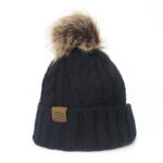 I'm Dutch Gebreide Muts Brixental Zwart